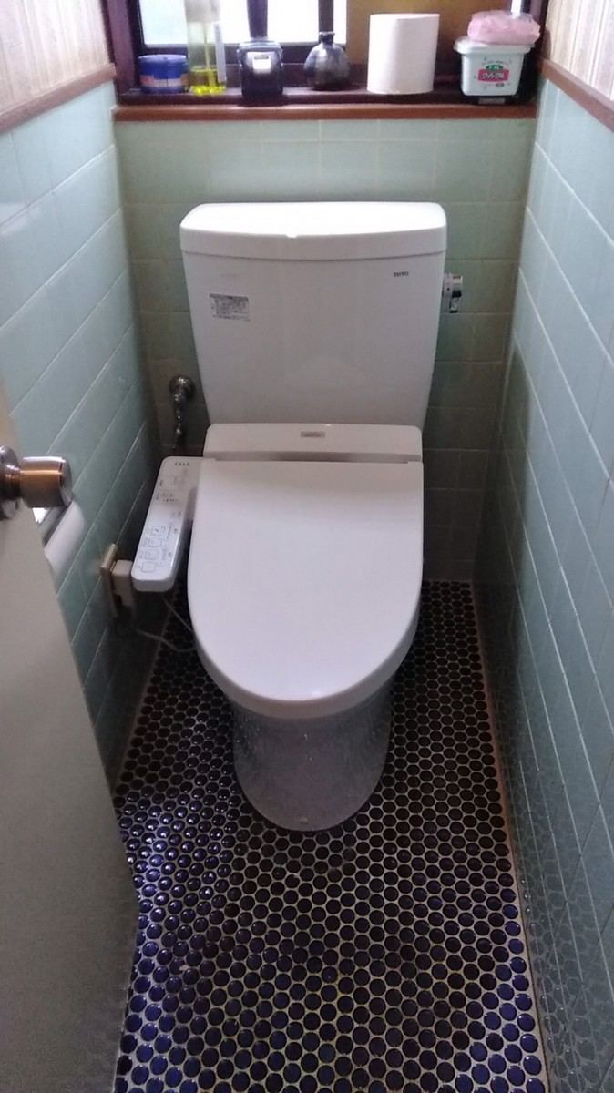 洋式トイレ交換工事施工事例/能登町