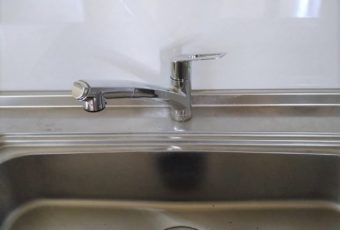 キッチン・シングルレバー水栓交換工事☆施工事例/能登町