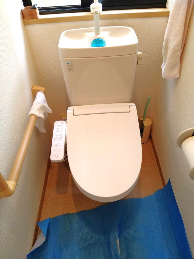 LIXIL ウォシュレット取替え☆/能登町